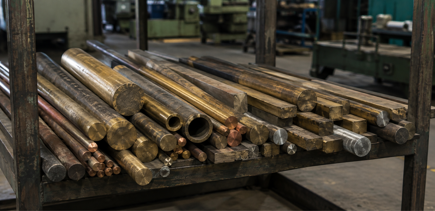 Metal component before finishing