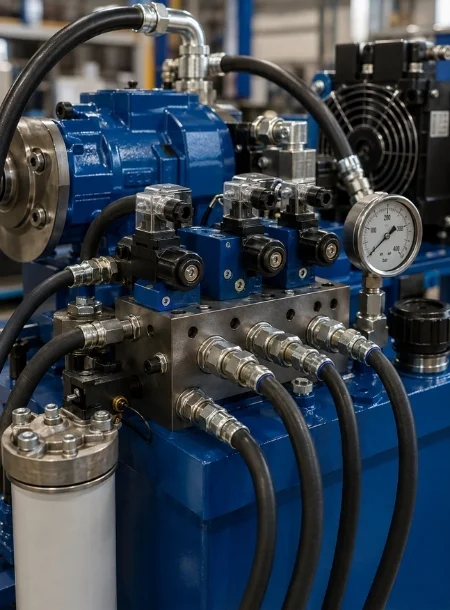 Brass and copper components for hydraulic systems